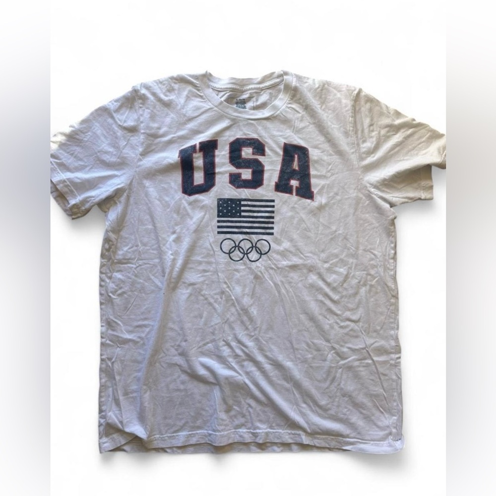 USA Olympic White T-Shirt